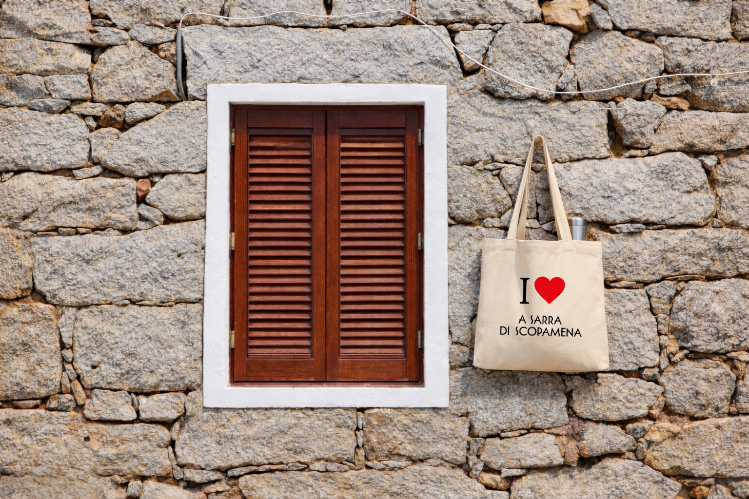 A Sarra di Scopamena Tote-bag I love