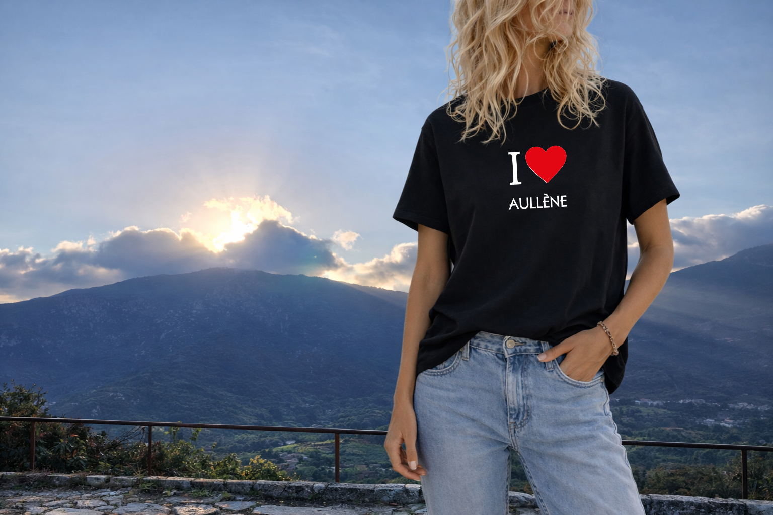 Aullène  T-shirt I love