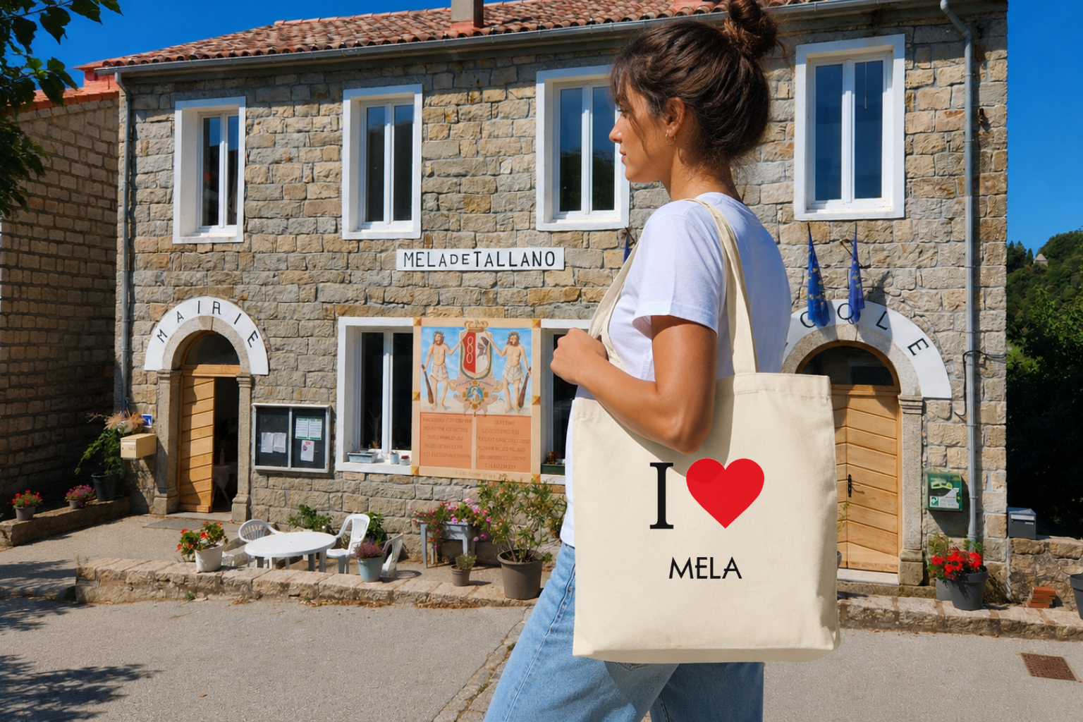 Mela Tote-bag I love