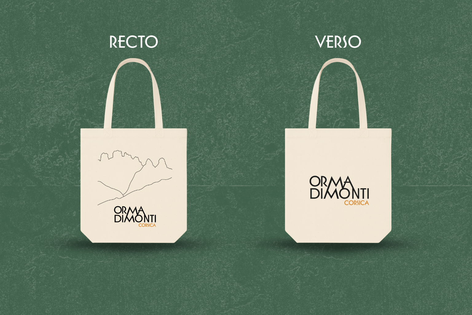 Orma di monti  Tote-bag Collection Empreinte