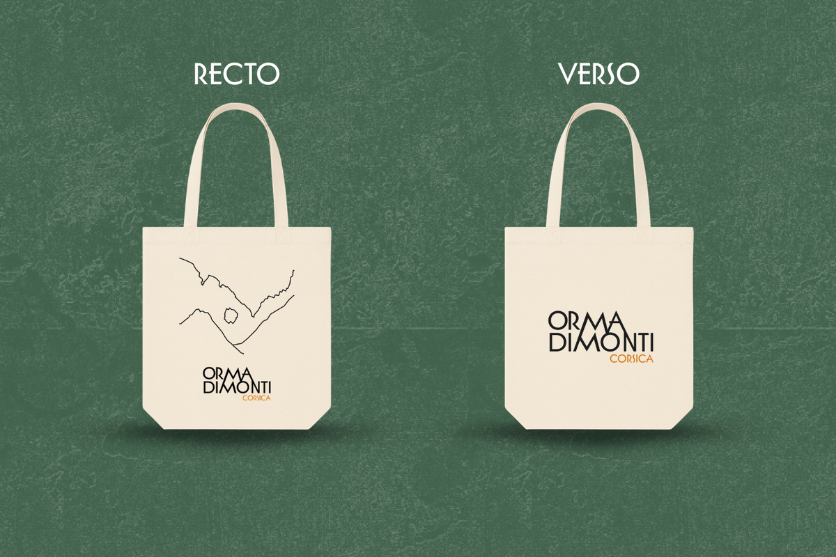 Orma di monti  Tote-bag Collection Empreinte