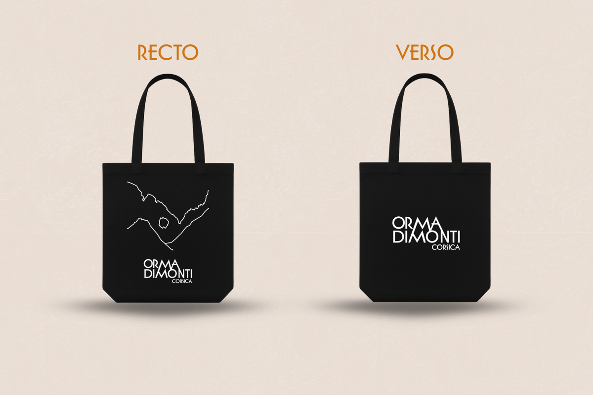Orma di monti  Tote-bag Collection Empreinte