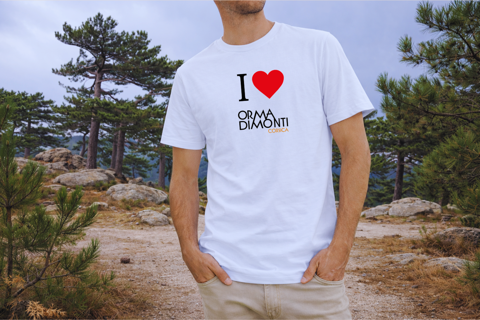 Orma di monti  T-shirt I love