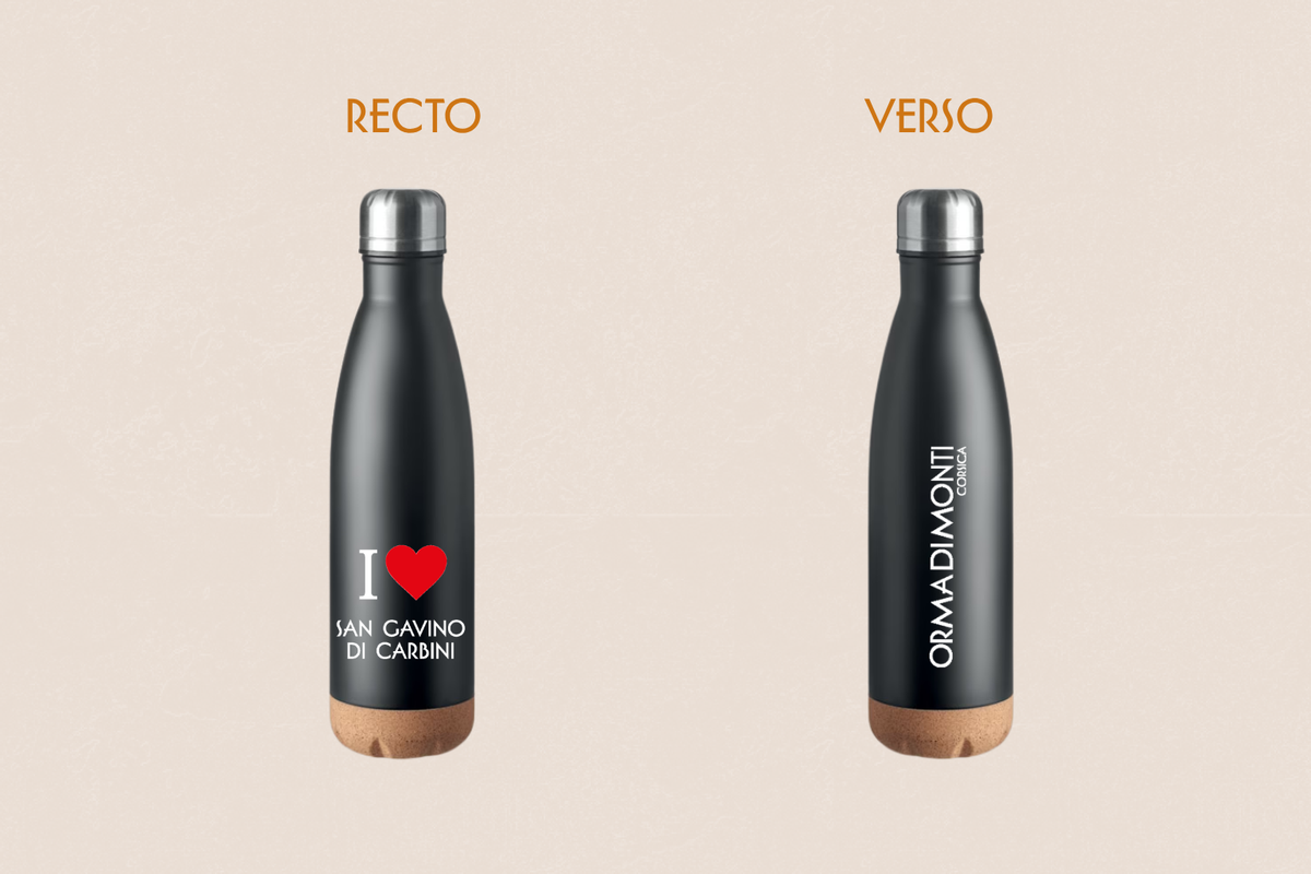 San Gavino di Carbini  Gourde isotherme I love