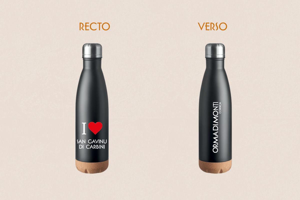 San Gavino di Carbini  Gourde isotherme I love