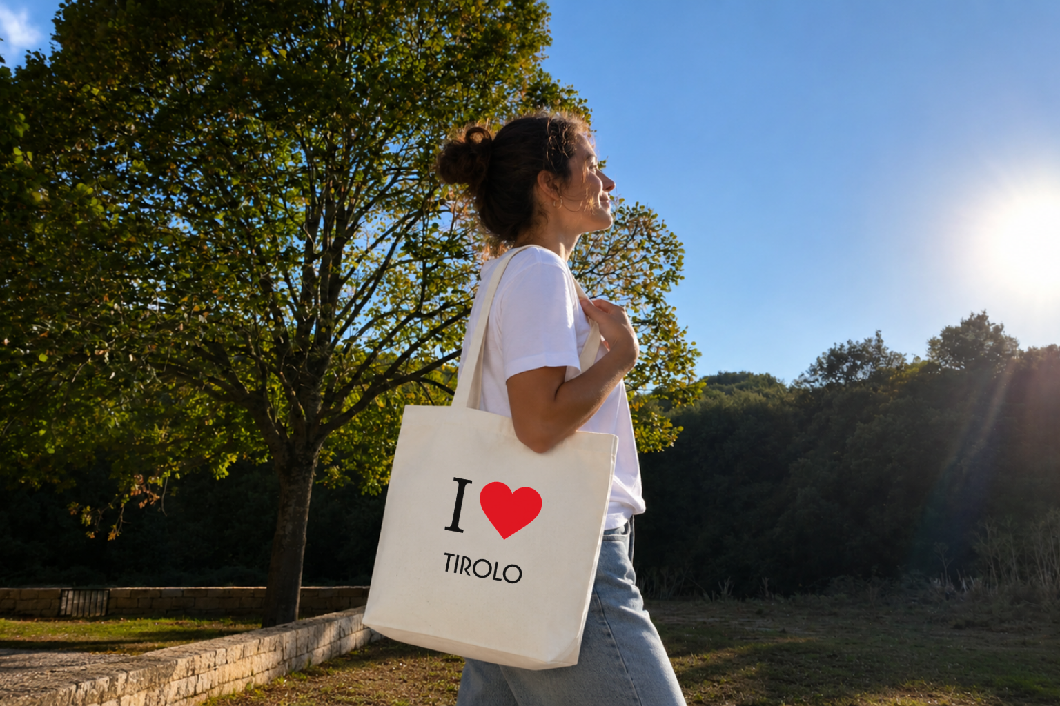 Tirolo Tote-bag I love