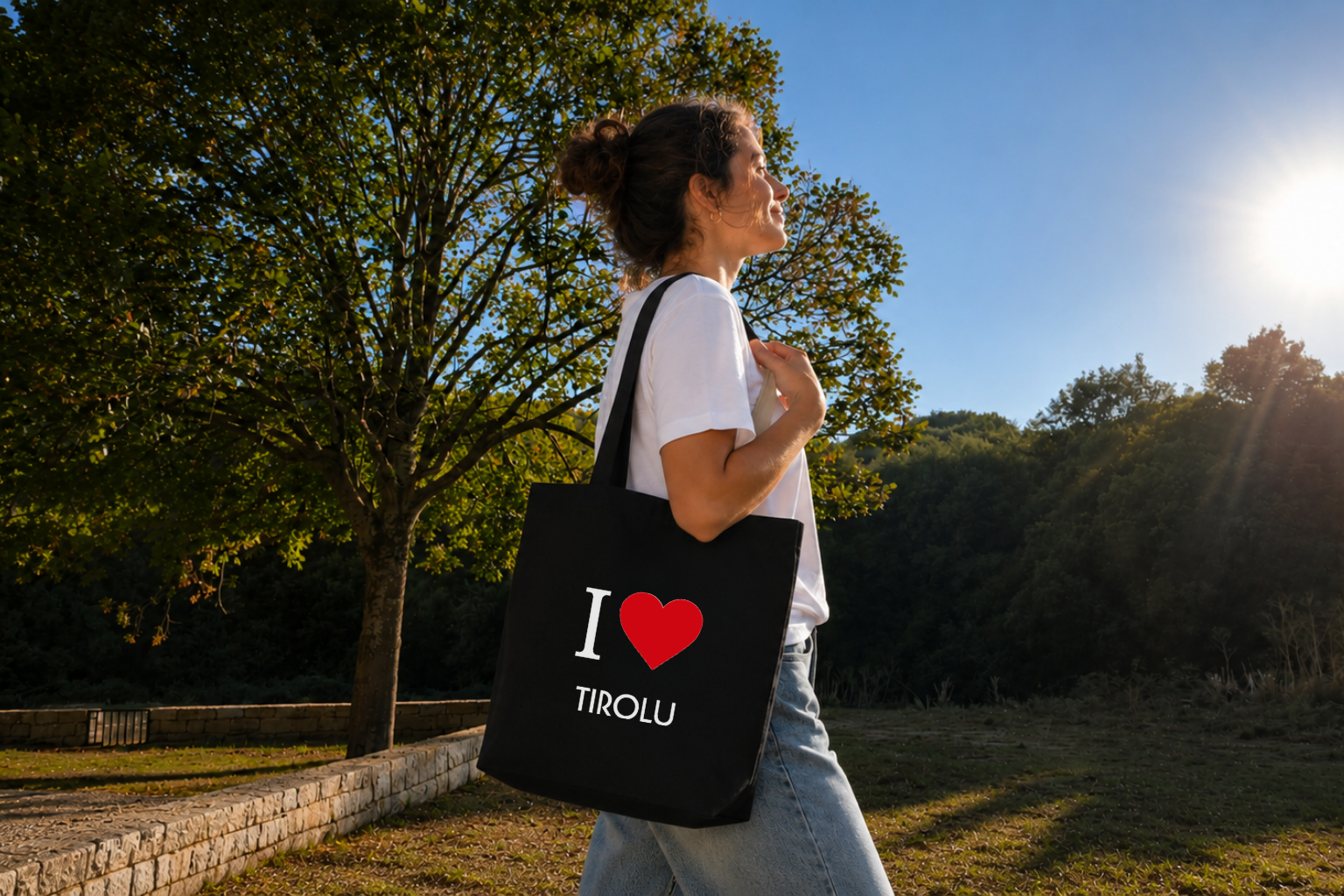 Tirolo Tote-bag I love
